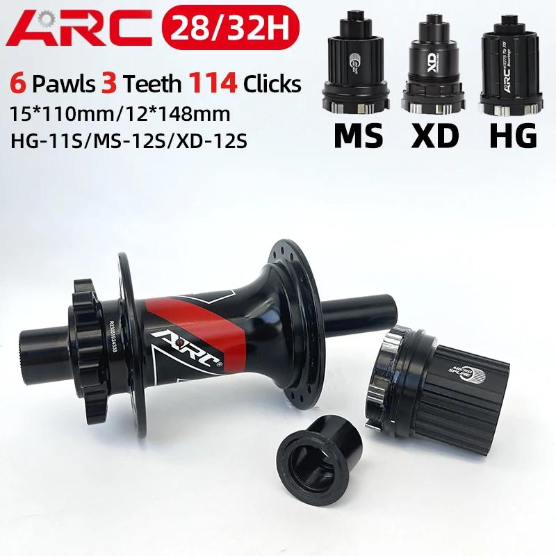 ARC MT009 νƮ MTB  , 114T 148x12mm 110x15mm 100x15mm 32H 28 Ȧ HG XD MS, 8 9 10 11 12 ӵ, 6 